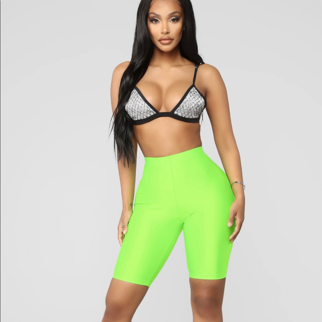 Lime Green Shorts